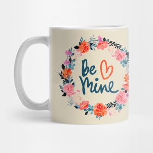 Be Mine Floral Circle Mug